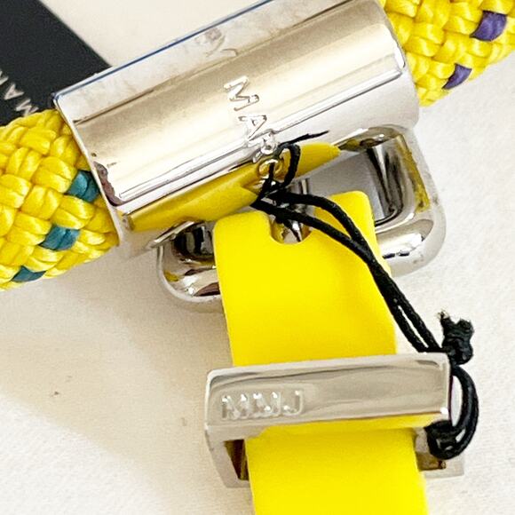 MARC JACOBS Bundle of Multicolor Rope Bangle and Silicone Buckle Bracelet NWT - Picture 3 of 7